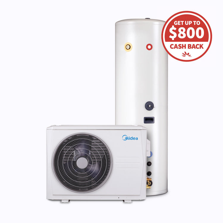 200 Litre Split Configuration Heat Pump ‐ Midea Chromagen